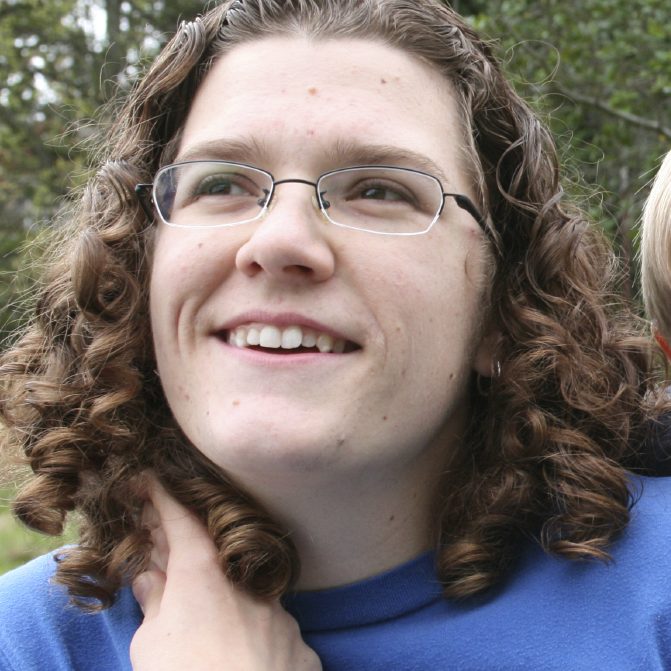 female homeowner with keys